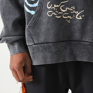 Custom 500 Gsm Cropped Hoodies <b>Thick</b> <b>Fleece</b> French Terry Blank Oversized Hoodie Boxy fit Cotton Heavyweight boxy Hoodie for <b>men</b> - Product Image 5