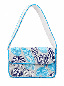 Luxury Handmade Glass Beaded Seashell Shoulder <b>Bag</b> Women Designer Beach Handbag Custom OEM ODM Wholesale - Product Image 1