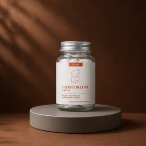[FROM OREUM] Trousse de Voyage Dentifrice Solide Saveur Mandarine de Jeju 60 Comprimés pour Vacances et Articles de Toilette de Voyage - Product Image 2