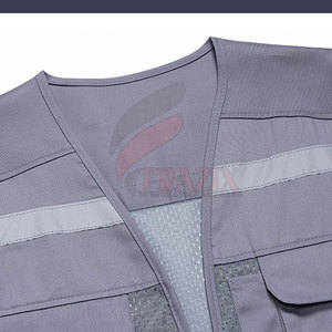 Chaleco de seguridad de alta visibilidad, ropa duradera para fábrica, almacén y entornos industriales, chaleco reflectante. - Product Image 6