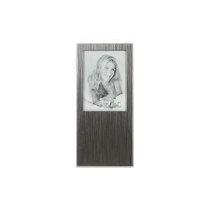 Cadre photo rectangulaire vertical en acier inoxydable, cadre photo en métal pour table, décoration - Product Image 3