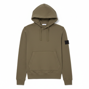 Sudadera con capucha Stone Spring New Wash Water Monkey Craft Lovers, 100% algodón, holgada, larga, con estampado digital, con cuentas, ecológica - Product Image 1