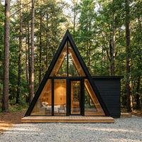 Villa de Luxe en Montagne avec Structure en Acier Premium, Unité de Développement Résidentiel S410, Maison en A-Frame pour Hôtels et Villas