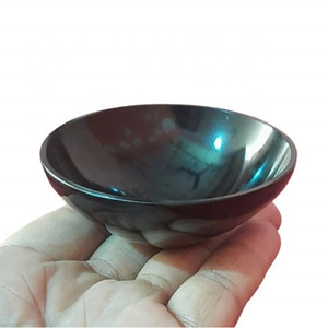 Material de piedras preciosas Cuenco de turmalina negra Producto cuenco de piedra natural Tipo Cuenco de cristal de piedras preciosas para decoración mayorista - Product Image 3