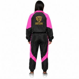 Premium Quality <b>Women</b> <b>Windbreaker</b> Tracksuit Lightweight Athletic Set For Exercise Walking And Outdoor Comfort - Product Image 2