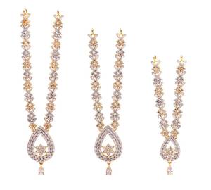 White Necklace For Krishna 9CM Ladu Gopal Kanthi Mala Shringar Traditional <b>Mandir</b> Jewelry Janmashtami <b>Pooja</b> Temple Decoration - Product Image 2