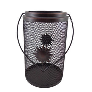 Farol negro de estilo colgante para pared, para el hogar, villas, iluminación de suelo y mesa, uso decorativo, portavelas de metal. - Product Image 3