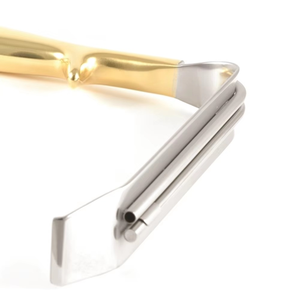 Retractor de Fibra Óptica Tebbetts de Doble Mango con Extremo Liso de 18.5cm, Instrumentos de Cirugía Plástica para Aumento de Senos - Product Image 1