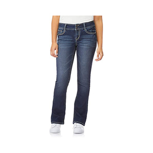 New Breathable Casual Ankle Length Straight <b>Denim</b> Pants for Women Custom Made Lose <b>Stretched</b> New Breathable Casual Ankle Length - Product Image 1