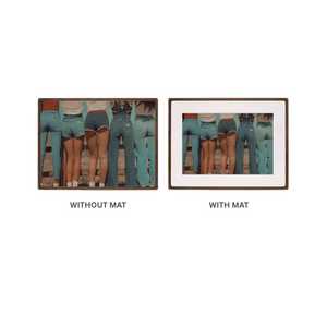 Rounded Corner Solid Wood Photo <b>Frame</b>, White Ash, Teak or <b>Black</b> Walnut <b>Picture</b> <b>Frame</b>, Tabletop or Wall Display, - Product Image 5