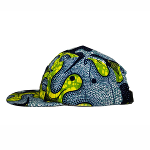 Wholesale Tropical Pattern 7-Panel Snapback Cap with Digital Printing Flat Brim Hat Trendy Outdoor Performance Hat - Product Image 3