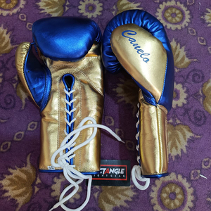 ถุงมือ MMA หนังแท้ Custom No Boxing No Life สำหรับฝึกซ้อมและต่อสู้ กันลื่น ระบายอากาศ ป้องกันรังสียูวี แบบเต็มนิ้ว ผูกเชือก - Product Image 1