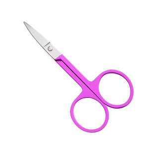 Ciseaux à ongles professionnels en acier inoxydable avec lames courbées et affûtées, manches en acier durable pour manucure, pédicure et coupe des cuticules - Product Image 2