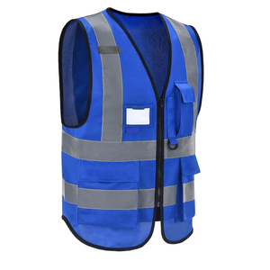 Chaleco de Seguridad de Último Diseño con Tiras Reflectantes de Alta Visibilidad, Bolsillos Prácticos, Construcción de Tela Ligera, OEM - Product Image 3