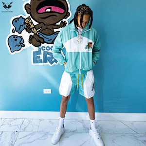 2026 Eco Friendly New Arrival Outerwear Unique Design Good Selling New Trendy Comfortable Lightweight OEM Windbreaker Shorts Set - Product Image 3