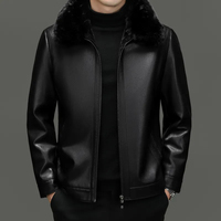 Veste en cuir véritable pour homme sur mesure, fermeture éclair sur le devant, mode décontractée, streetwear, manteau d'hiver, fabricant OEM ODM, haute qualité