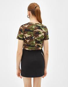 Camiseta de Mujer Lisa de Algodón con Logotipo Personalizado Aceptable para OEM - Product Image 4