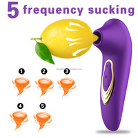 Vibrateur à succion clitoridienne, stimulateur à impulsions d'air, en silicone, rechargeable, vente en gros, OEM, personnalisation de la marque, fabricant