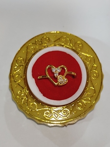 22k Solid Gold <b>Ring</b> <b>Men</b>/Women Authentic Handcrafted Ethnic Indian Wedding Anniversary Party Bridal Wear Statement Piece - Product Image 4