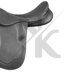 Selle de dressage et de saut de qualité tournoi, en cuir véritable, confortable et durable, avec arceau en bois, pour l'équitation anglaise, produits équestres d'Inde - Product Image 6