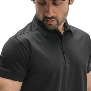 <b>Men</b> <b>Black</b> <b>Short</b> <b>Sleeve</b> Polo <b>Shirt</b> Casual Slim Fit Collar T <b>Shirt</b> Soft Lightweight Basic Golf Tennis Training Daily Wear - Product Image 2