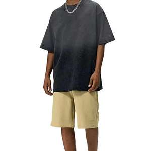 <b>Men's</b> Custom Rhinestone Studded Sleeveless Graphic Tee Sun-Faded Distressed Baggy <b>Cropped</b> Tank <b>Top</b> with DTG Print For <b>Men's</b> - Product Image 2