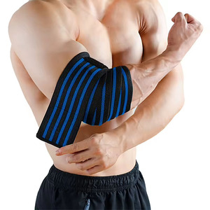 Sangle de soutien du coude respirante en néoprène, taille plus, avec fermeture auto-agrippante pour l'entraînement et la musculation - Product Image 6