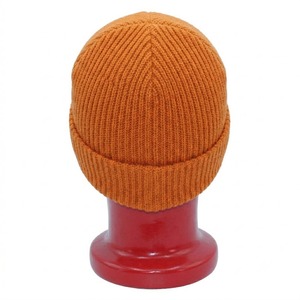 Premium Orange Ribbed Knit Beanie Hat Unisex Cuffed <b>Winter</b> <b>Cap</b> Soft Acrylic Warm Stretch Custom Logo Casual Outdoor Wear - Product Image 5