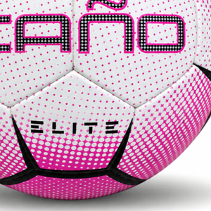 Ballon de football CANO Elite rose et blanc, 32 panneaux, hybride, PU texturé, qualité match |   Personnalisation du logo et de la taille acceptée - Product Image 3