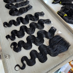 Attractive Wholesale Price Luxurious Hair Texture Soft <b>Body</b> <b>Wave</b> Hair Extensions Double Drawn Hair Beauty Products for Women - Product Image 3