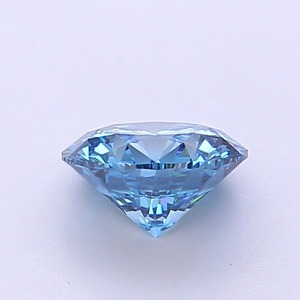 Diamant CVD cultivé en laboratoire, forme ronde, 1,1 carat, bleu vif fantaisie, clarté VS1, polissage excellent, pierre précieuse brute brillante. - Product Image 2