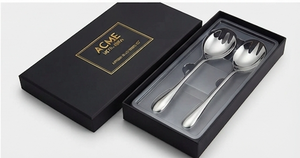Mirrored Polished Stainless Steel Salad <b>Server</b> Tarnish Resistant Salad flatware For Household Restaurants Hotel And Resort - Product Image 6
