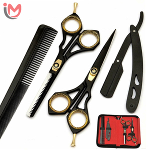 Professional <b>Barber</b> Scissors Kit Durable Stainless Steel <b>Blades</b> 5.5 Inch Customized Color Custom Made Size Salon OEM Wholesale - Product Image 1