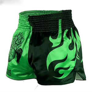 Shorts de combat WAZSA STAR MMA de qualité supérieure pour la boxe, le BJJ, le Muay Thai - Séchage rapide, extensibles, respirants, 120g Polyester Spandex - Product Image 3