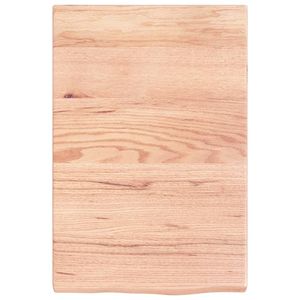 Mueble de baño de madera maciza de color marrón claro, encimera de 15,7 x 23,6 pulgadas, de 0,8 a 1,6 pulgadas de grosor, tratada - Product Image 3