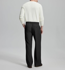 Pantalones Casuales Ligeros para Hombre, Corte Recto, Cintura Media, Antiarrugas, Mezcla de Spandex/Poliéster, Verano - Product Image 3