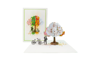 Tarjeta de Felicitación 3D Pop-Up Hecha a Mano con Temática de Bebidas para Boda, Invitación de Celebración, Regalo, Arte Kirigami, Venta al por Mayor - Product Image 5