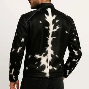 แจ็คเก็ตหนังวัวสำหรับผู้ชาย, แจ็คเก็ตหนังวัวพรีเมี่ยมเครื่องแต่งกายแนวสตรีทอบอุ่นมีสไตล์แจ็คเก็ตหนังวัว - Product Image 1