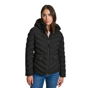 Top-Ranked Women's Genuine Leather Puffer Jacket Autumn Winter Custom Size High Quality Breathable - Product Image 5