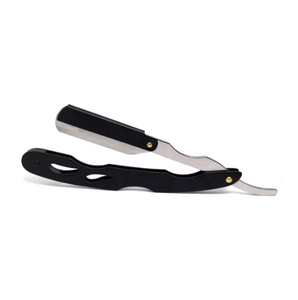 Wholesale Professional Vintage Stainless Steel Beard Cutting Shaving Razor Custom Barber Single Edge Throat Razor Wood Handle - Product Image 3