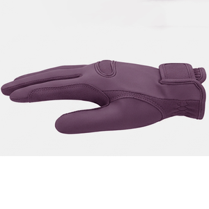 Gants de moto en PU à doigts complets, couleur violette, avec fermeture auto-agrippante, nouvelle collection 2026, vente chaude, séchage rapide, style unique, pour activités de plein air, vente en gros - Product Image 3