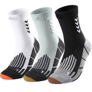 Professional Youth Sports Crew <b>Socks</b> Running Custom 100% Cotton <b>Fleece</b> Non-slip Spring Knitted Standard Athletic Ankle <b>Socks</b> - Product Image 2