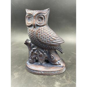 Escultura de búho de bronce hecha a mano, artículos decorativos para mesa de sala de estar, para el hogar - Product Image 2