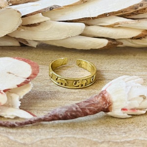 Latest Adjustable Elephant Animal Ring Boho Brass Rings For Women 18k Gold Plated Tribal Band Ring for Jewelry Wholesale/OEM/ODM - Product Image 6