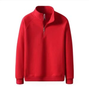 Sweat-shirts à demi-zip personnalisables pour hommes, 330 GSM, collection automne-hiver, style décontracté et basique - Product Image 1