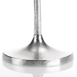 Christmas Decor Angel Metal Candle Holder Single Arm Candle Holder with Round Base Candle Holder for Christmas <b>Silver</b> Angel - Product Image 3