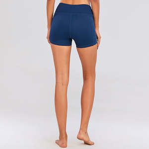 Shorts de Mezclilla Casuales de Verano para Mujer, Cintura Media, Elásticos, con Dobladillo Deshilachado, Azul Clásico, Estilo Urbano, Cómodos para Uso Diario - Product Image 6