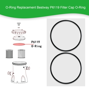 P6119 (P6119ASS16) Junta tórica para tapa del filtro de la <span class=keywords><strong>bomba</strong></span> <span class=keywords><strong>Bestway</strong></span> Flowclear (2 piezas) - Product Image 5