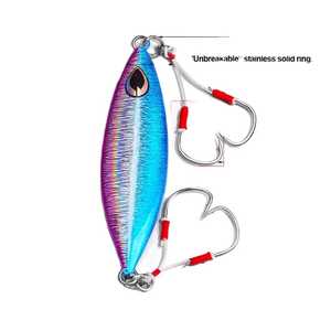 Hameçons circulaires en acier inoxydable pour fabricants OEM, hameçons triples torsadés pour le bar et le lac, hameçons à verrouillage pour leurres souples, hameçons de pêche personnalisés - Product Image 2