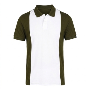 Camisa de Manga Corta Azul para Hombre, de Poliéster Terry, Estilo Formal, Corte Regular, Antiarrugas, Tejido de Punto Digital - Product Image 1